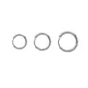 Pendientes de Acero Inoxidable 304 para Mujer, Pendientes de Aro Lisos con un Toque de Lujo, Clavos para Hélice Auricular, Pendientes de Aro para Hombre, Pendientes de Acero Inoxidable 304 para Cuidado del Agujero de la Oreja