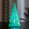 Adornos navideños mini árbol de Navidad luminoso de cristal adornos de escritorio transfronterizos creativos niños regalo de Navidad luces
