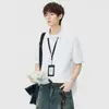 Camisa Polo Anyang Texturizada Cuello de Gaviota para Hombre Manga Corta Verano 2026 Nuevo Top Rayado de Solapa de Media Manga Transfronterizo