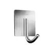 Ganchos de Acero Inoxidable Adhesivo Fuerte Colgante de Pared para Cocina Baño Ganchos Resistentes al Peso Ganchos Adhesivos sin Taladro Venta al por Mayor Puesto Callejero