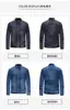 [Exclusivo Transfronterizo] Nueva Chaqueta de Mezclilla Americana Retro Europea y Americana de Mezclilla Lavada a la Moda Trendy Ajuste Slim Estilo Coreano