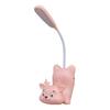 Lámpara de escritorio USB creativa para estudiantes, dormitorio, escritura, lámpara de noche, recargable por USB, bonita lámpara de escritorio, regalo
