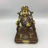 Estatua de Bronce Dorada Morada del Dios de la Riqueza para el Hogar, Adornos de Buda, Sala de Estar, Tienda en Casa, Inauguración, Adoración
