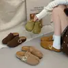 Mules Versáteis de Bico Fechado para Mulheres 2026, Sandálias Birkenstock Planas Casuais Slip-On com Fivela, Nova Moda de Verão