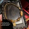 Pulseira de cabaça antiga de seda torcida e martelada e enrolada nova pulseira de combinação estilo chinês oito tesouros ruixiang estrelas corajosas