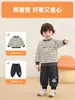 Roupas infantis Kaka Panda, moletom forrado com fleece para meninos, blusa de inverno quente infantil, roupas de inverno para meninas, roupas de bebê