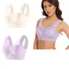 Conjunto de 3 Piezas Transfronterizo Talla Grande Sin Alambres Chaleco de Encaje Ropa Interior Delgado Recoge Lado Pecho Push-Up Sujetador Ajustable Fabricante