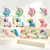 Venta directa en stock de tapas de bolígrafo de unicornio de dibujos animados, puntas de bolígrafo de muñeca 3D, accesorios de papelería para estudiantes, venta al por mayor personalizada de fábrica
