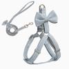 Corda de tração para animais de estimação de algodão coreano da moda, corda de tração para cães pequenos e médios, imitação de nylon, corda de tração para o peito e as costas