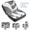 Bolsa de almacenamiento de viaje transfronteriza de 6 piezas, bolsa organizadora de equipaje, bolsa de almacenamiento de maleta de gran capacidad