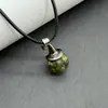 Piedra Natural Ojo de Tigre Calabaza Sombrero de Mago Colgante Halloween Cuarzo Rosa Aventurina Verde Jade Sombrero de Bruja Colgante