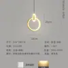 Nueva Lámpara Colgante de Mesita de Noche de Moda, Lámpara de Pared para Dormitorio, Luminaria Colgante Creativa y Única para Pared de Fondo de TV en Sala de Estar