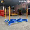 Fabricante de Guangdong Personaliza Porta-Paletes de Chapa com Slots Adicionais e Tiras de Borracha para Prevenir Colisões, e Porta-Paletes de Aço Tipo Tubo