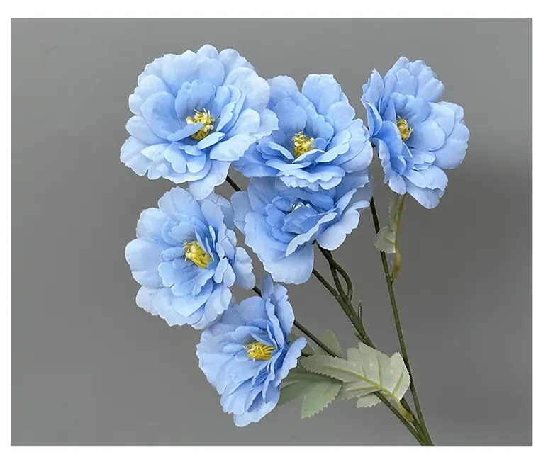 仿真花6头木槿花