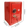 Entrega en una sola pieza mini caja fuerte de metal alcancía creativa caja fuerte con llave decoración fabricante en stock