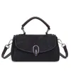 Bolsa Quadrada Pequena com Fecho de Ferradura 2026 Nova Moda Versátil para Mulheres Grande Capacidade Elegante Bolsa de Ombro de Mão Fábrica