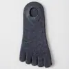 Meias de cinco dedos meias invisíveis masculinas meias finas de cinco dedos de verão absorventes de suor respiráveis meias para os dedos vendas diretas da fábrica de meias