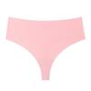 Lingerie Sexy Estilo Europeu e Americano Esportiva e Fitness Sexy Sem Costura Seda Gelo Peça Única Cintura Alta Secagem Rápida Fio Dental para Mulheres Comércio Exterior