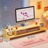 Soporte de altura ajustable para computadora para escritorio de oficina con cajones, almacenamiento de escritorio, estación de trabajo de escritorio de oficina, estante para pantalla de monitor