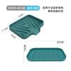 Xyt Bandeja de Drenagem de Silicone Tapete de Armazenamento Multifuncional Porta-copos Retangular Bandeja de Armazenamento para Utensílios de Cozinha Bandeja de Armazenamento para Frutas e Vegetais