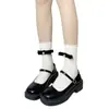 Calcetines para mujer calcetines JK con lazo calcetines de encaje japonés calcetines versátiles de felpa para estudiantes estilo ballet calcetines de algodón dulces