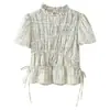 Tops bordados transfronterizos europeos y americanos, faldas nuevas de cuadros hechas a mano para mujer, mariposa de estilo europeo y americano bordada a cuadros
