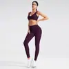 Conjunto de Roupas de Yoga Transfronteiriço para Mulheres, Conjunto de Top de Yoga Esportivo Fitness em Forma de U e Regata Casual Bonita para Corrida com Decote em V Profundo