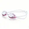 Gafas de natación del fabricante en stock, adecuadas para competiciones y entrenamiento, con un marco pequeño, diseñadas para adultos, con propiedades antivaho e impermeables, y que ofrecen alta transparencia y rendimiento antivaho para la natación de velocidad