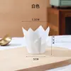 Taza de Papel Tulipán Molde para Magdalenas Molde para Pasteles Taza de Papel Desechable Hogar Freidora de Aire Resistente a Altas Temperaturas Taza de Llama