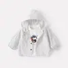 2026 Conjunto de Chaqueta con Capucha a Cuadros Estilo Coreano de Verano para Bebé Conjunto Casual Transpirable de Dos Piezas de Manga Corta para Bebé
