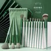 Em estoque 13 Sijiqing kit de pincéis de maquiagem conjunto completo de pincéis de maquiagem para sombra blush cabelo macio ferramentas de beleza para iniciantes