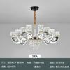 2026 Novo Modelo Lustre de Cristal Estilo Europeu Luz Principal para Sala de Estar Casa Villa Braço de Luz Iluminação de Salão Luminosa
