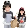 Nueva Camiseta de Manga Larga para Niña Primavera y Otoño 2026, Top de Moda y Tendencia, Camiseta Básica Versátil para Niños