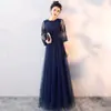 Vestido de Noche Talla Plus para Mujer, Adelgazante y Elegante para Banquetes, Talla Extra Grande, Noble Vestido Largo para Fiestas Anuales 100kg