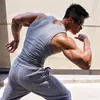 Nuevo Top de Tirantes Deportivo Ligero de Costilla para Hombre, Para Correr y Entrenamiento, Elástico, Ajuste Delgado, Absorbente de Sudor, Transpirable