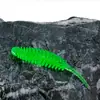 Isca Artificial Micro Verme Bolha Cauda de Minhoca Flutuante Antiderrapante Isca Macia Anzol com Cabeça de Jig Equipamento de Pesca para Pesca de Superfície para Robalo e Truta