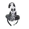 Festa Fantasia de Halloween Adereços de Performance Aro de Cabeça Cabeça de Morcego Aranha Caveira Abóbora Chapéu de Bruxa Aro de Cabelo Fivela de Cabeça