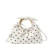 Bolso Femenino Versátil Transfronterizo para el Trabajo, Bolso de Hombro 2026, Bolso Cruzado Casual Simple de Lunares, Bolso de Hombro Único