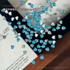 Mini pedrería para decoración de uñas en forma de corazón, pedrería colorida en forma de corazón de espalda plana deslumbrante, decoraciones mixtas para uñas