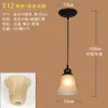 Luminária pendente para hall de entrada, luz de corredor corredor foyer vintage francês, pequena luminária de teto de cabeça única estilo americano, nova