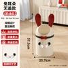 Bonito Cubo de Basura con Orejas de Conejo para Uso Doméstico, Contenedor de Almacenamiento de Pie para Sala de Estar, Decoración Creativa, Cubo de Basura Grande de Doble Compartimento