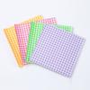 Prato de Papel Descartável para Assar à Prova de Gordura e Óleo, Bandeja de Papel, Xadrez Colorido, Embalagem para Sanduíche, Papel à Prova de Gordura para Hambúrguer