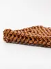 Bolso de Arce de Color Sólido Bolso Tejido a Mano de Exportación Bolso de Madera con Cuentas para Mujer Ocio Viaje Bolso de Cuentas para Vacaciones en la Playa
