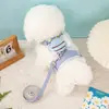 Suprimentos para Animais de Estimação Coleira Peitoral Estilo Colete para Cães Pequenos Como Teddy e Bichon, Corrente de Coleira para Passeio de Gatos e Coelhos Fábrica