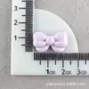 Lazo Brillante de Colores Material de Pegamento de Crema DIY Puntos Pajarita Funda de Teléfono Serie de Colores Macarrón Accesorios para el Cabello para Niños