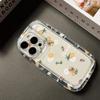 Funda para teléfono móvil de flor amarilla fresca para iPhone 12Pro iPhone 12Pro Transparente todo incluido 13 Funda blanda