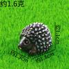 Simulación transfronteriza cara marrón erizo pequeño lindo color sólido coche adornos micro paisaje diy resina joyería artesanías