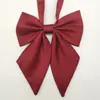 Cuello de flor de corbata de moño estilo universitario japonés [traje de raíz de pluma de colchón] corbata de moño jk roja traje de marinero