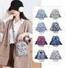 2025 Nuevo Bolso de Nylon Estampado para Mujer de Invierno Bolso de Hombro Ligero Bolso Bandolera Casual Bolso para Monedas y Teléfono Móvil
