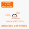 Herrajes para Bolsos Alambre de Hierro Forma de D Hebilla de D Accesorios para Bolsos Hebilla de Anillo de Metal con Forma de D Colgante Accesorios de Anillo D Metálico Semicircular Hebilla de D